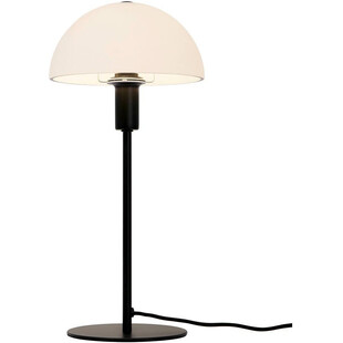 Lampa stołowa Ellen Nordlux | Szklany klosz, czarno-biała