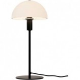 Lampa stołowa Ellen Nordlux | Szklany klosz, czarno-biała