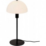 Lampa stołowa Ellen Nordlux | Szklany klosz, czarno-biała