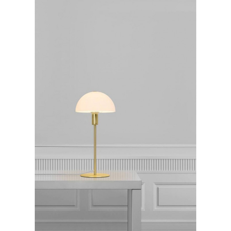 Lampa stołowa Ellen Nordlux | Szkło opal / Mosiądz - Kup teraz!