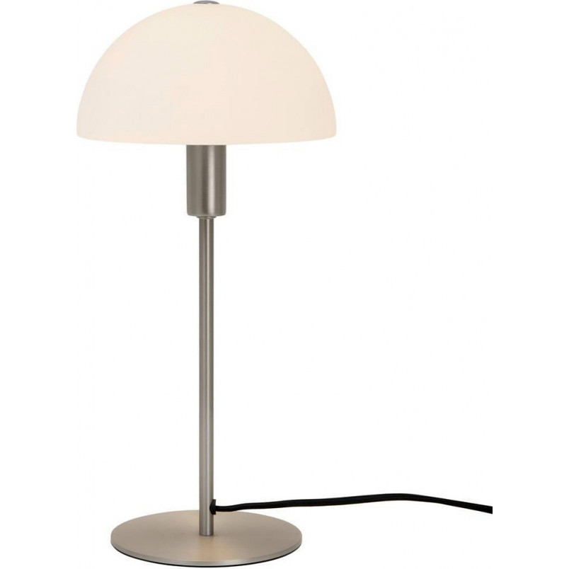 Lampa stołowa Nordlux Ellen - szklany klosz, stal szczotkowana