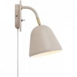 Kinkiet Nordlux Fleur beżowy z włącznikiem | Eleganckie oświetlenie
