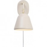 Kinkiet Nordlux Fleur beżowy z włącznikiem | Eleganckie oświetlenie