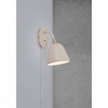 Kinkiet Nordlux Fleur beżowy z włącznikiem | Eleganckie oświetlenie