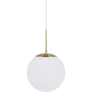 Lampa wisząca Grant Nordlux - Szkło biało-mosiężne | Sklep