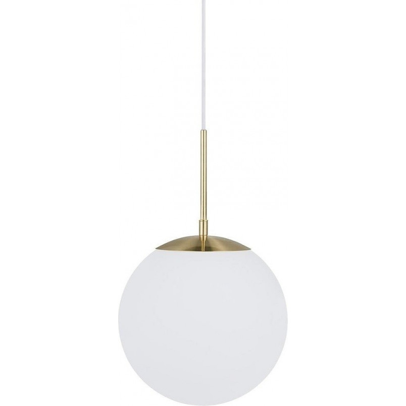 Lampa wisząca Grant Nordlux - Szkło biało-mosiężne | Sklep