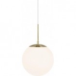 Lampa wisząca Grant Nordlux - Szkło biało-mosiężne | Sklep