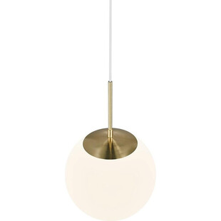 Lampa wisząca Grant Nordlux - Szkło biało-mosiężne | Sklep