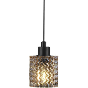 Lampa wisząca Nordlux Hollywood | Bursztynowe szkło, E27