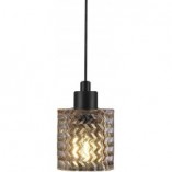 Lampa wisząca Nordlux Hollywood | Bursztynowe szkło, E27
