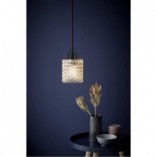 Lampa wisząca Nordlux Hollywood | Bursztynowe szkło, E27