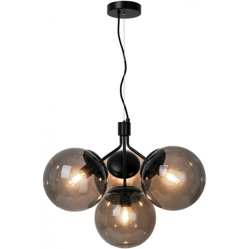 Lampa wisząca czarna Ivona IV Nordlux - E27, 4 punkty
