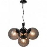 Lampa wisząca czarna Ivona IV Nordlux - E27, 4 punkty