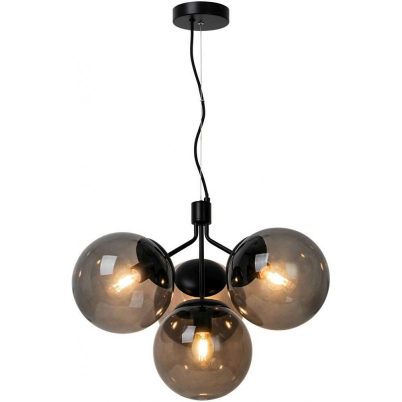 Lampa wisząca czarna Ivona IV Nordlux - E27, 4 punkty