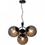 Lampa wisząca czarna Ivona IV Nordlux - E27, 4 punkty