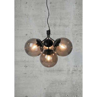 Lampa wisząca czarna Ivona IV Nordlux - E27, 4 punkty