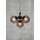 Lampa wisząca czarna Ivona IV Nordlux - E27, 4 punkty