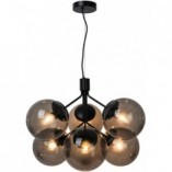Lampa wisząca Ivona VI czarna Nordlux - Szklane kule | Sklep z lampami