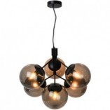 Lampa wisząca Ivona VI czarna Nordlux - Szklane kule | Sklep z lampami