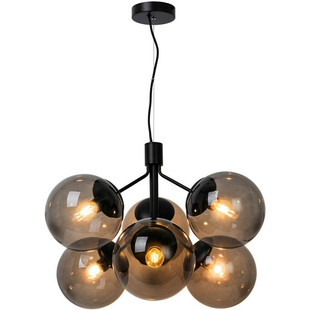 Lampa wisząca Ivona VI czarna Nordlux - Szklane kule | Sklep z lampami