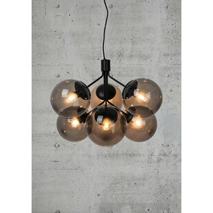 Lampa wisząca Ivona VI czarna Nordlux - Szklane kule | Sklep z lampami