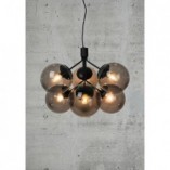 Lampa wisząca Ivona VI czarna Nordlux - Szklane kule | Sklep z lampami