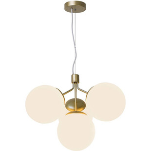 Lampa wisząca szklane kule glamour Ivona 54 mosiężna marki Nordlux