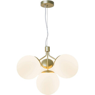 Lampa wisząca szklane kule glamour Ivona 54 mosiężna marki Nordlux