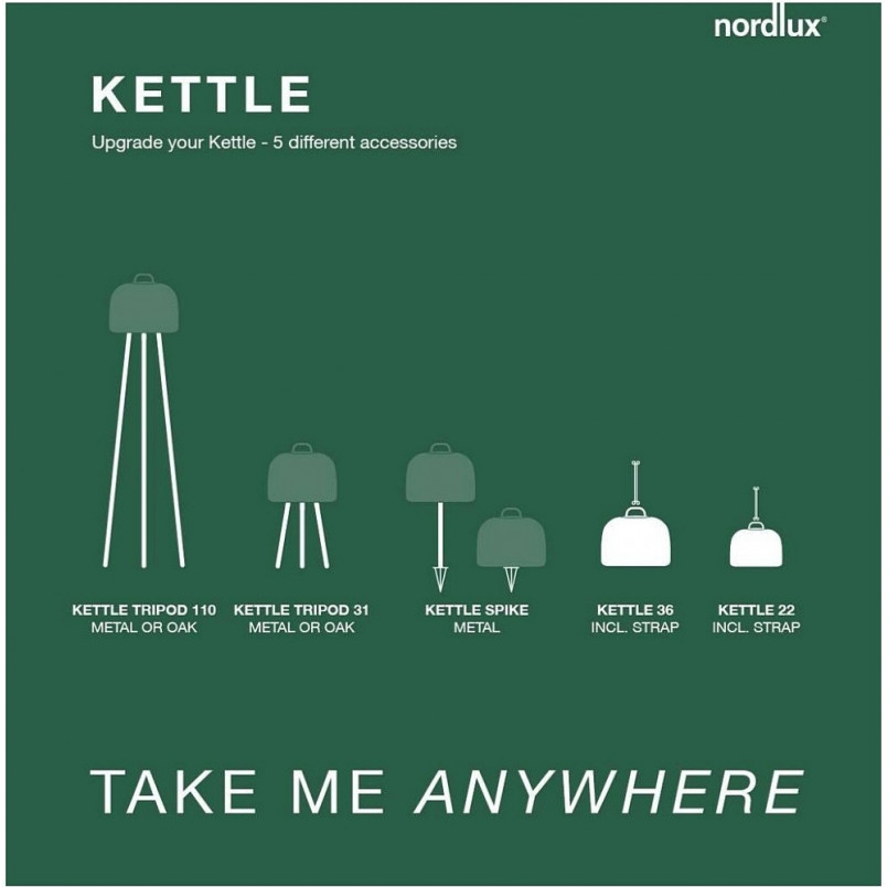 Lampa wisząca LED Nordlux Kettle | Oświetlenie Ogrodowe