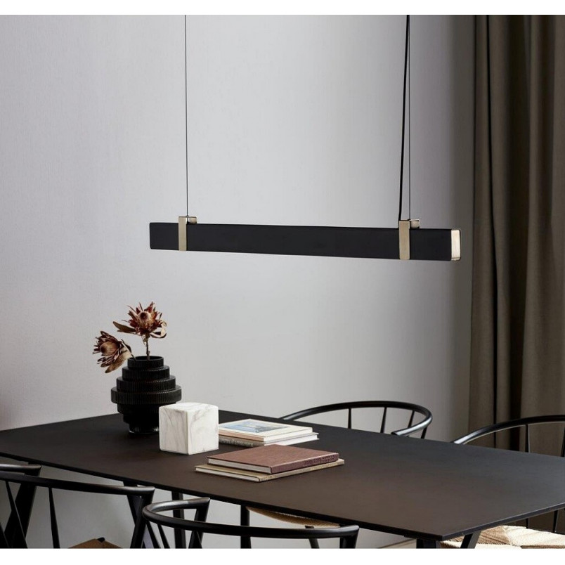 Lampa LED Lilt Nordlux | Nowoczesna lampa wisząca czarna 115cm