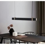 Lampa LED Lilt Nordlux | Nowoczesna lampa wisząca czarna 115cm