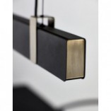 Lampa LED Lilt Nordlux | Nowoczesna lampa wisząca czarna 115cm