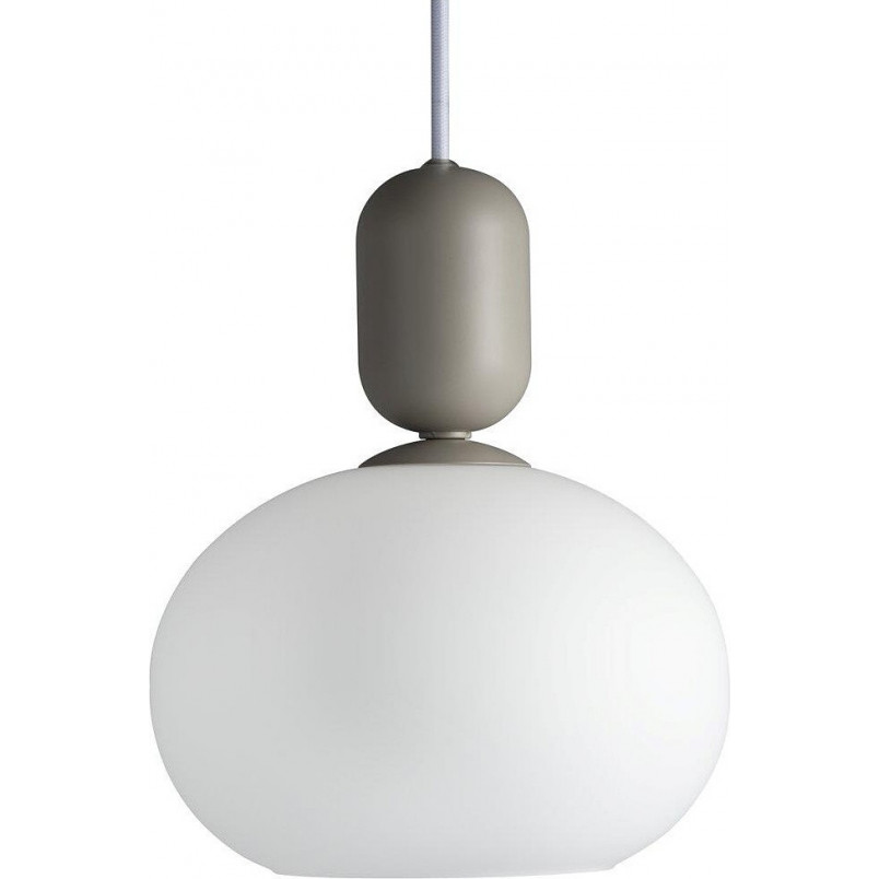 Lampa wisząca Nordlux Notti - szklana, szara, 20cm | Sklep z lampami