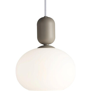 Lampa wisząca Nordlux Notti - szklana, szara, 20cm | Sklep z lampami