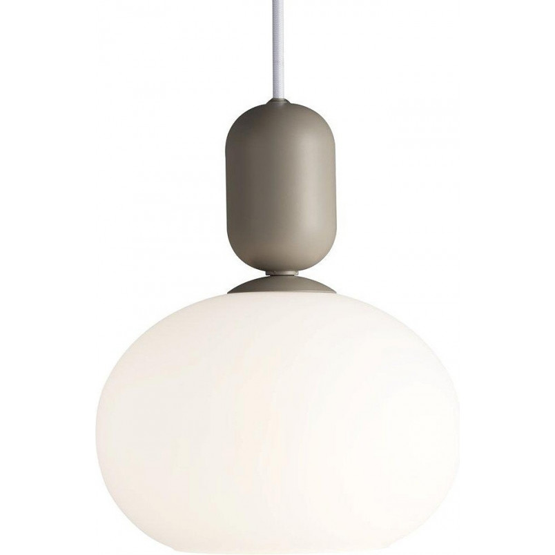 Lampa wisząca Nordlux Notti - szklana, szara, 20cm | Sklep z lampami