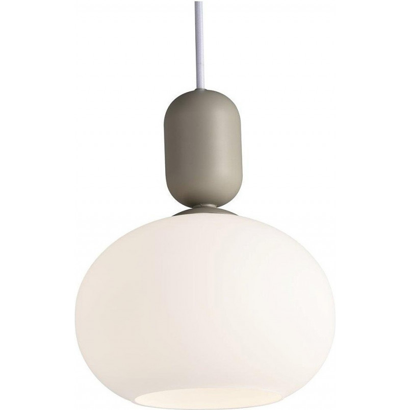 Lampa wisząca Nordlux Notti - szklana, szara, 20cm | Sklep z lampami
