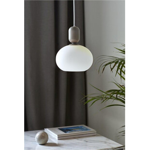 Lampa wisząca Nordlux Notti - szklana, szara, 20cm | Sklep z lampami