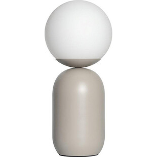 Lampa stołowa szklana Notti szara | Nordlux - Sklep