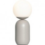 Lampa stołowa szklana Notti szara | Nordlux - Sklep