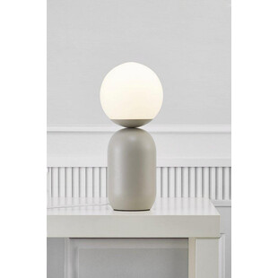 Lampa stołowa szklana Notti szara | Nordlux - Sklep