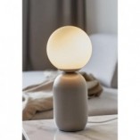 Lampa stołowa szklana Notti szara | Nordlux - Sklep