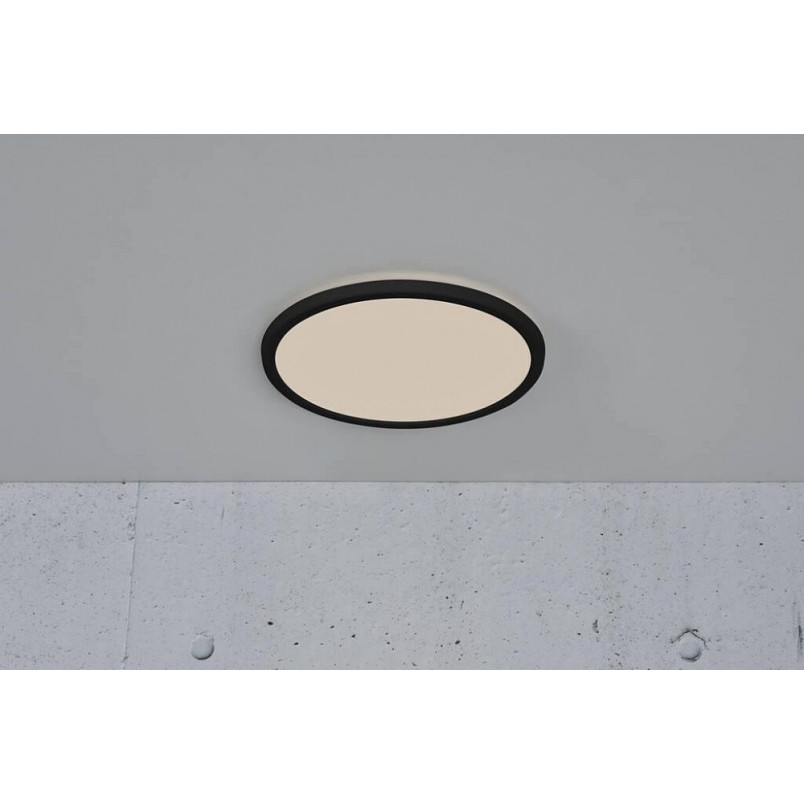 Plafon łazienkowy LED Nordlux Oja | Czarny, IP54