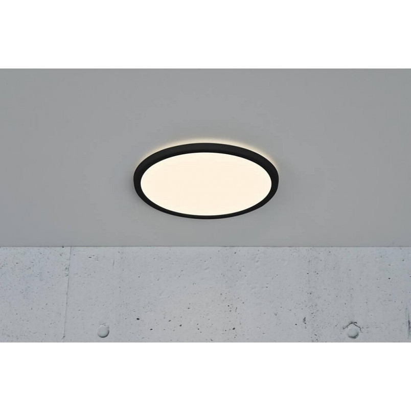 Plafon łazienkowy LED Nordlux Oja | Czarny, IP54