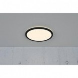 Plafon łazienkowy LED Nordlux Oja | Czarny, IP54