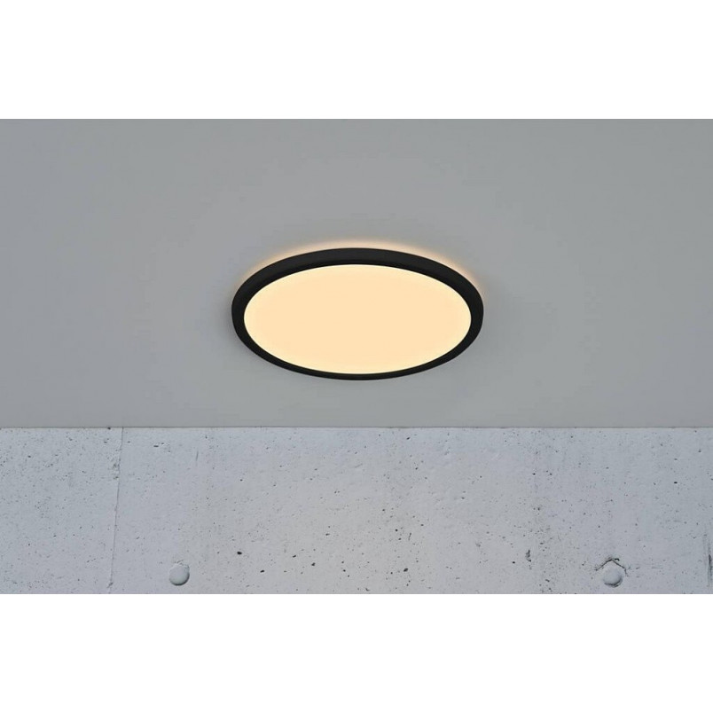 Plafon łazienkowy LED Nordlux Oja | Czarny, IP54