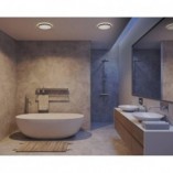 Plafon łazienkowy LED Nordlux Oja | Czarny, IP54