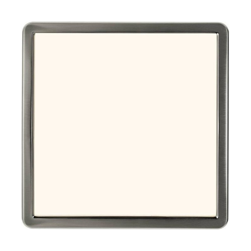 Plafon LED Nordlux Oja Square - 30cm, Nikiel | Sklep z Oświetleniem