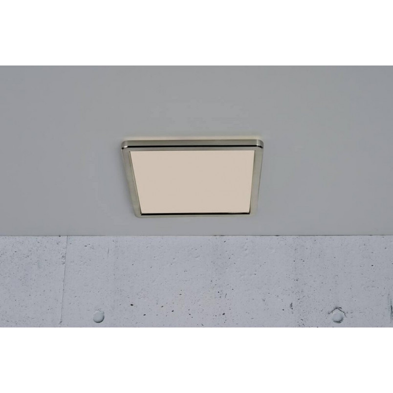 Plafon LED Nordlux Oja Square - 30cm, Nikiel | Sklep z Oświetleniem