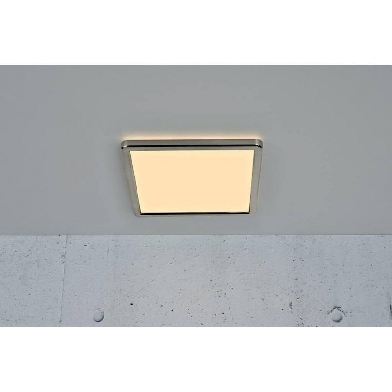 Plafon LED Nordlux Oja Square - 30cm, Nikiel | Sklep z Oświetleniem