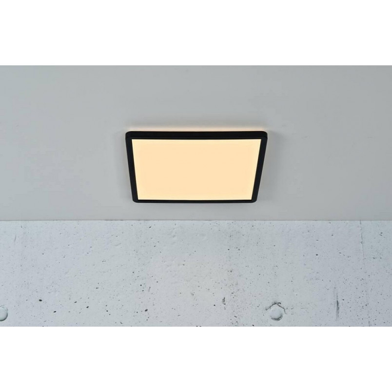 Plafon łazienkowy LED Nordlux Oja Square - czarny